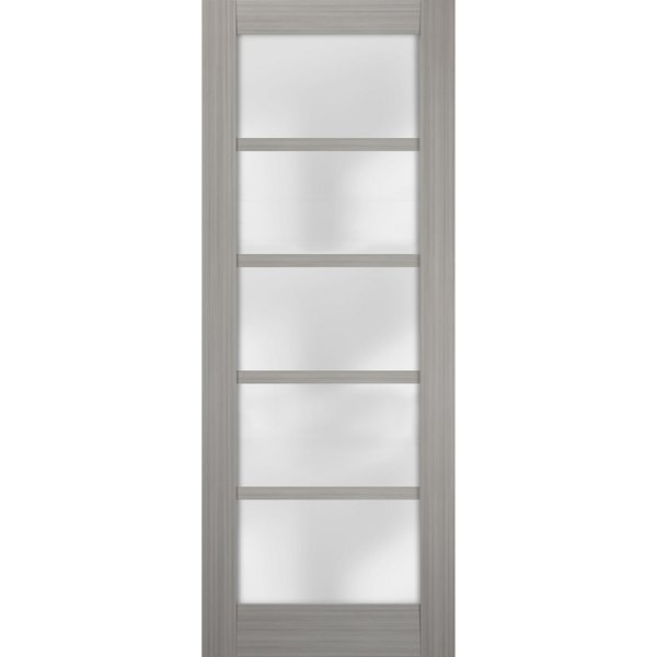 Sartodoors Double Pocket Interior Door, 84" x 96", White QUADRO4002S-SSS-42